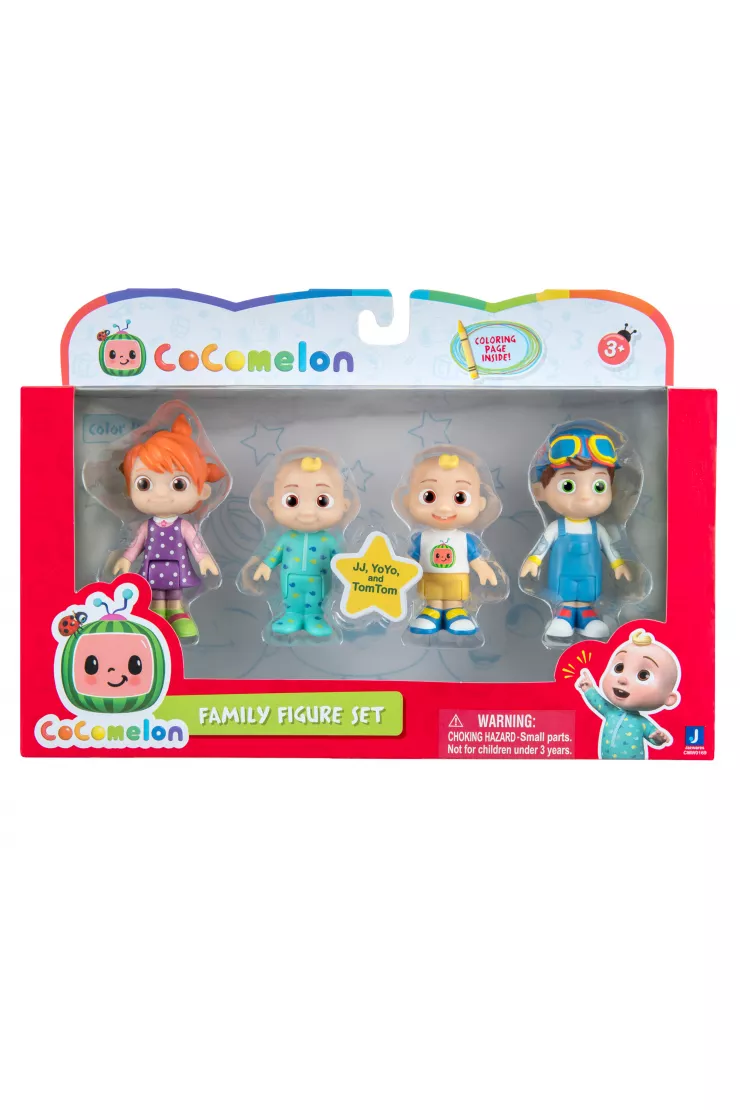 Cocomelon. Rodzina. Zestaw 4 figurek