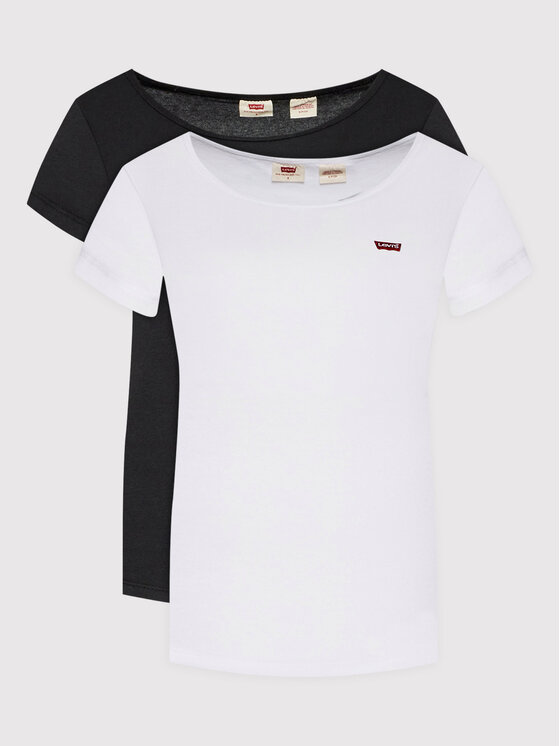Levi's® Komplet t-shirtów Perfect 74856-0000 Kolorowy Slim Fit