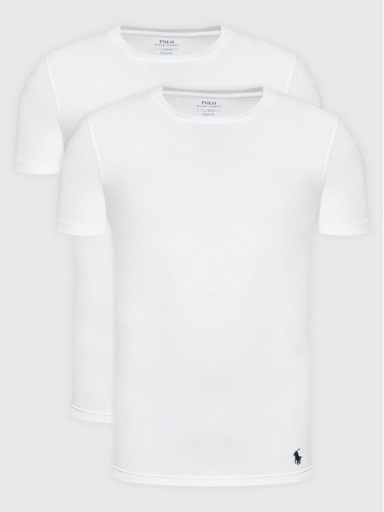 Polo Ralph Lauren Komplet t-shirtów Core Replen 714835960002 Biały Slim Fit