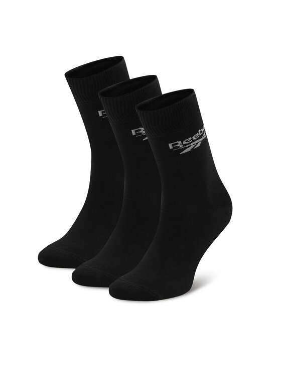 Reebok Skarpety długie R0367-SS24 (3-pack) Czarny