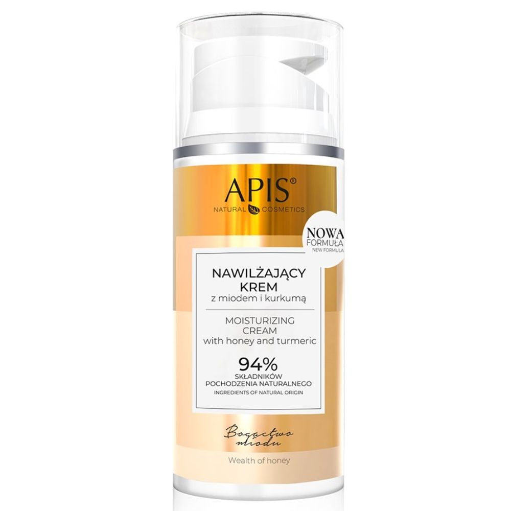 Apis Bogactwo Miodu nawilżający krem z miodem i kurkumą 100 ml