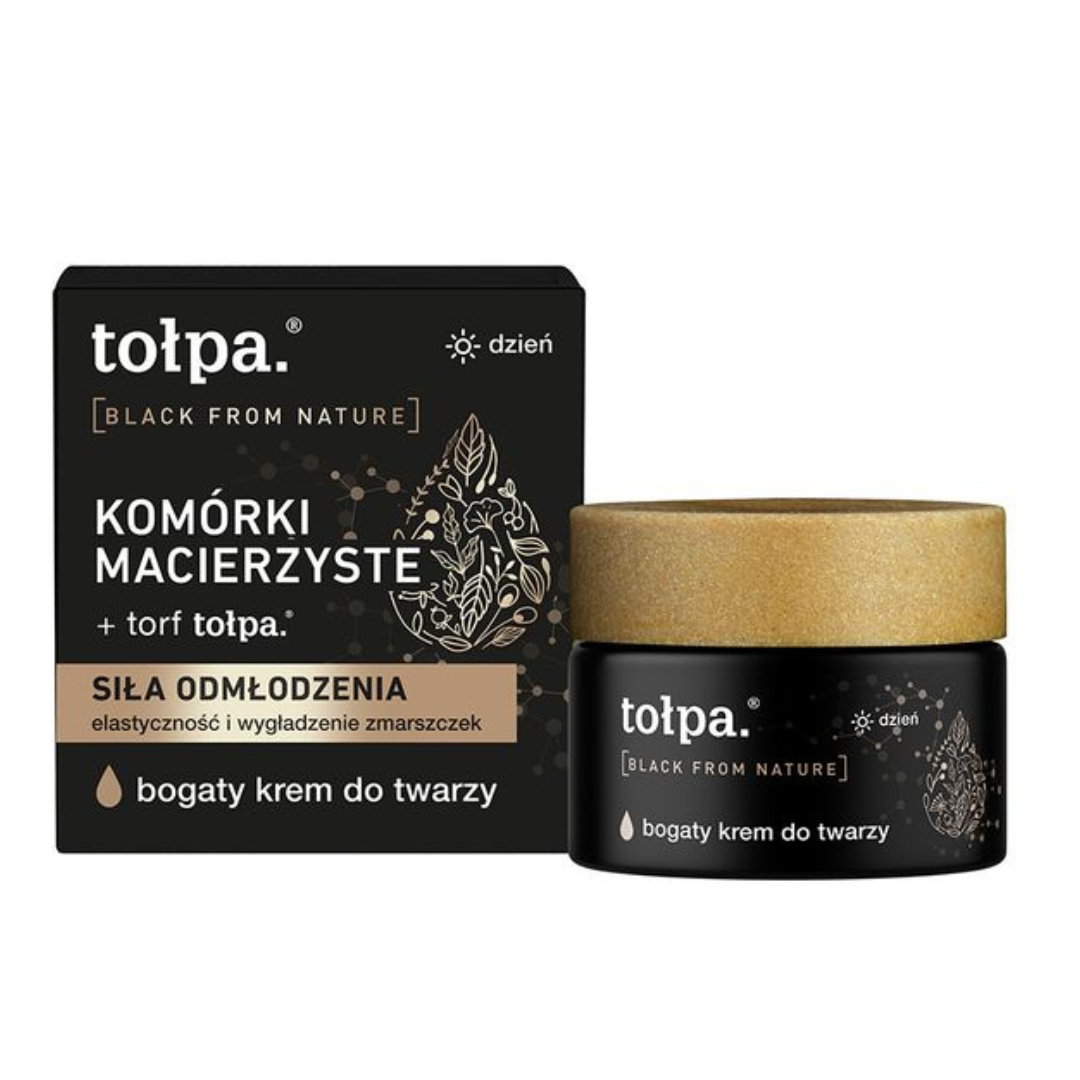 Tołpa bogaty krem do twarzy Black From Nature 50 ml