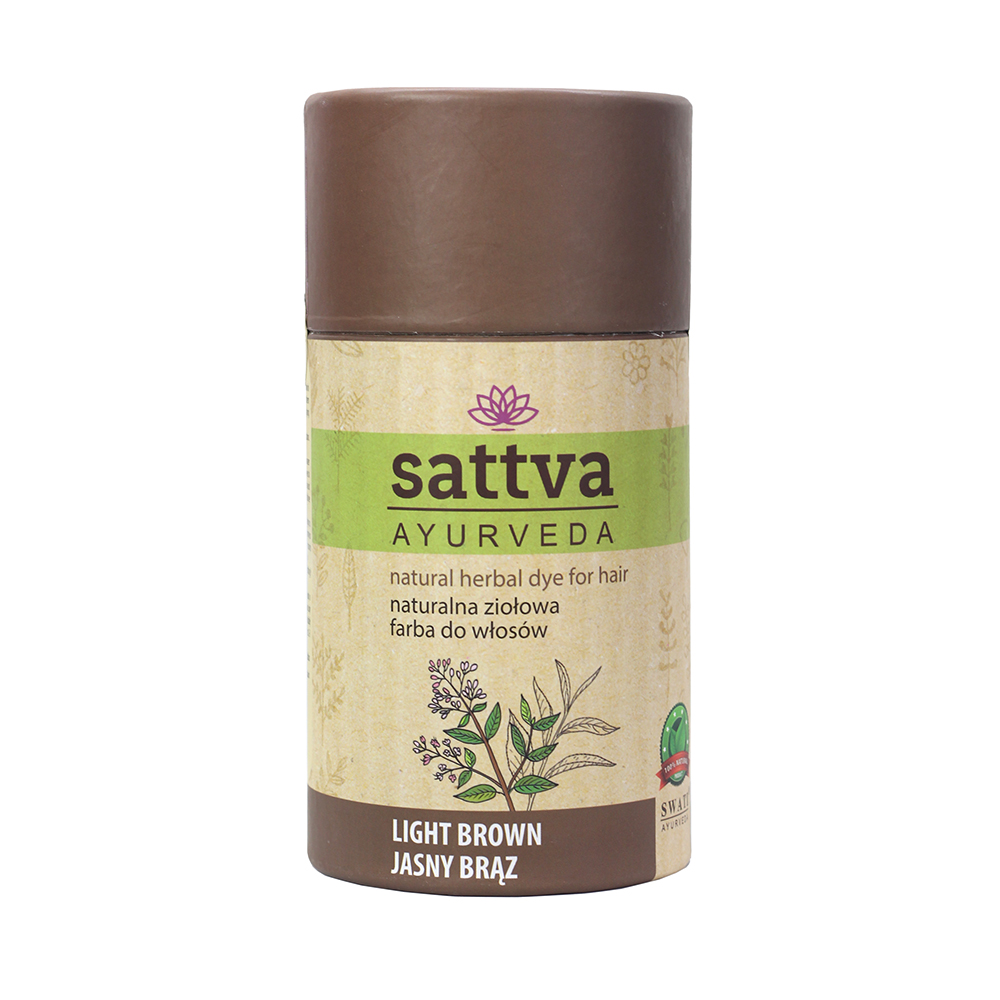 Sattva Ayurveda Ziol.farba D/Wl.jasny Braz 150G