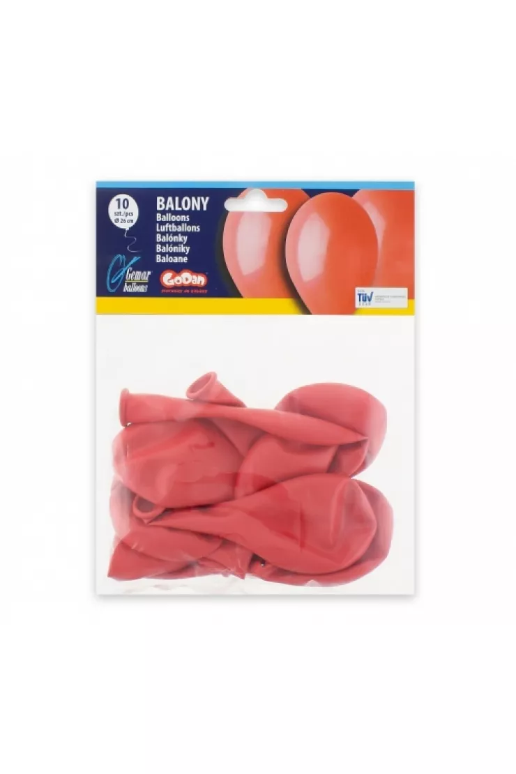 Balon premium 10 czerwony