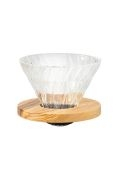 Szklany Drip V60-02 Olive Wood