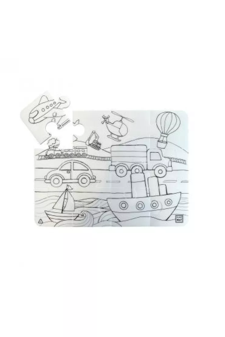 Funny puzzle Pojazdy 44x37 cm