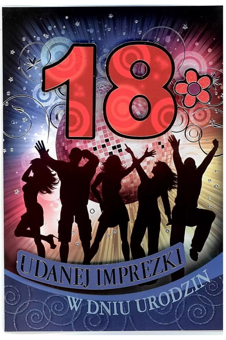 Karnet 18-stka naklejany 3D nr 005 + koperta