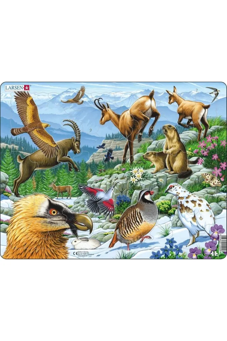 Puzzle 55 el. Alpy