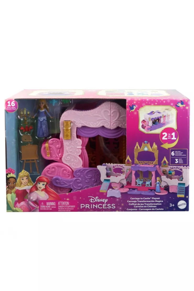 Disney Princess. Zestaw 2w1 Karoca i Zamek HWX17