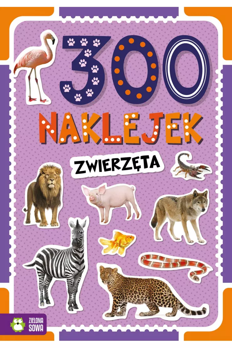 300 naklejek. Zwierzęta