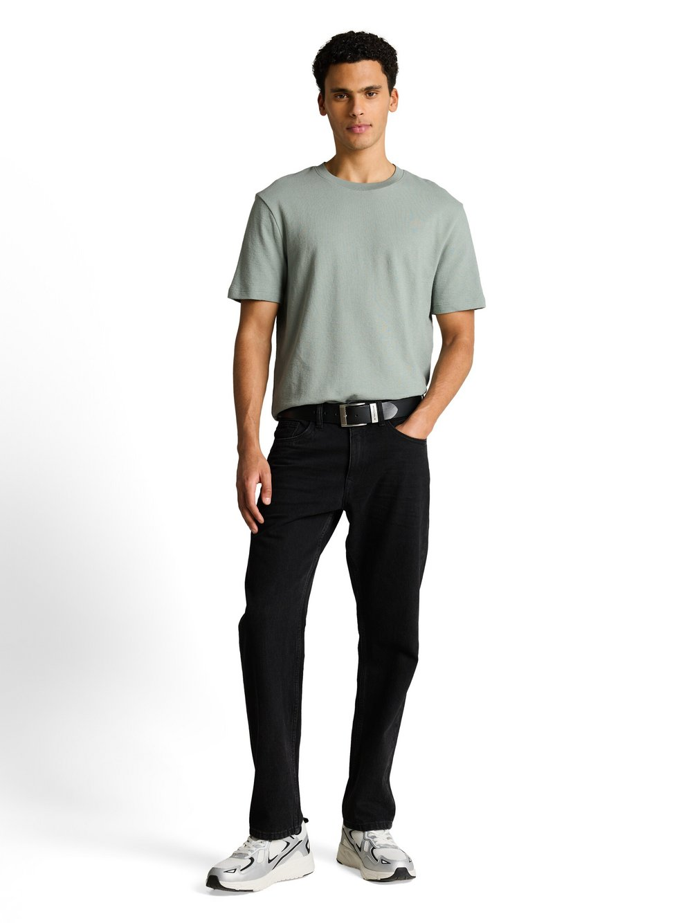 Tom Tailor Denim Koszulka męska Mężczyźni Bawełna (100%) zielony, XL