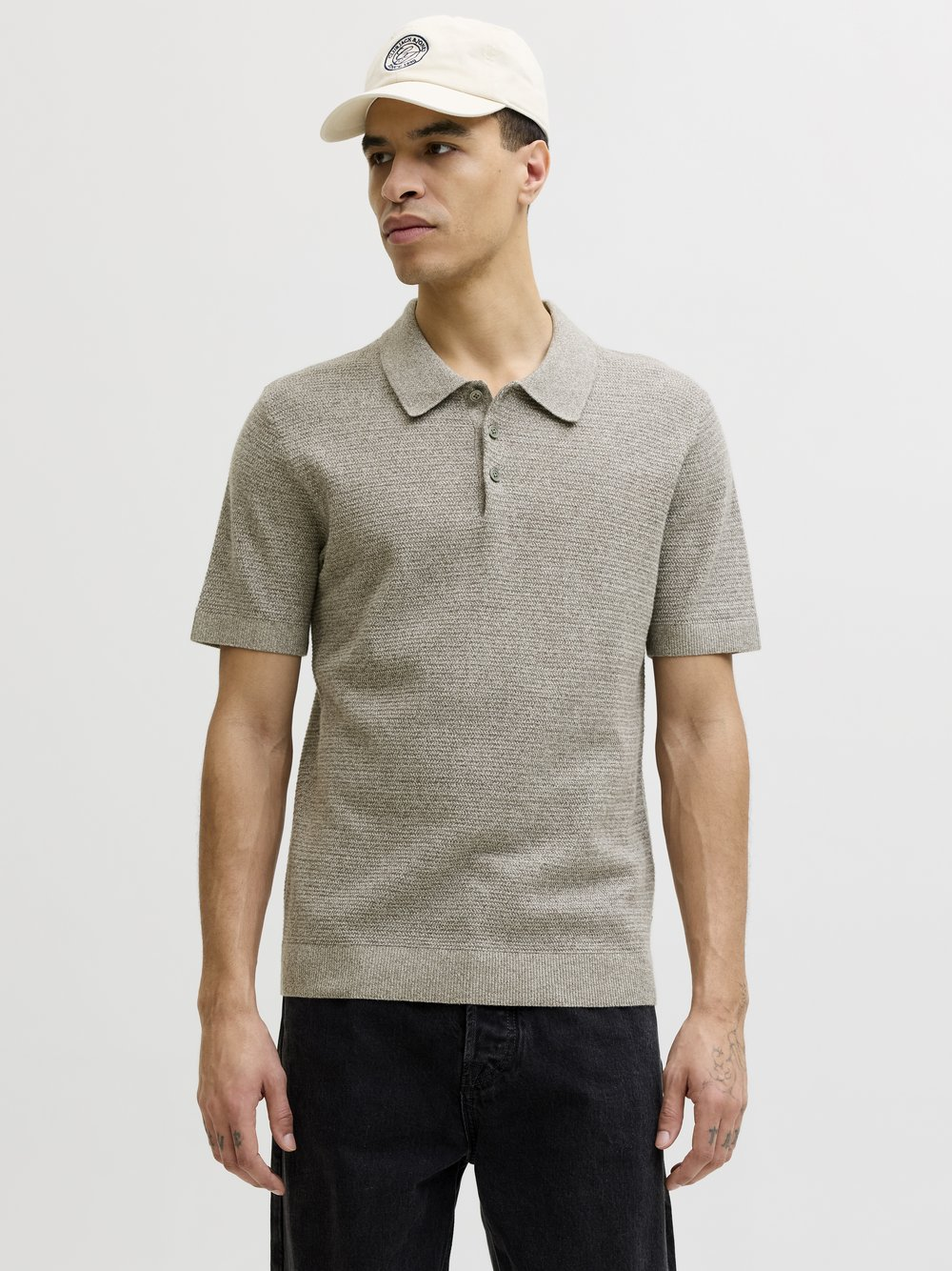 Jack & Jones Męska koszulka polo - JPRBluriley Mężczyźni Bawełna (100%) brązowy, S