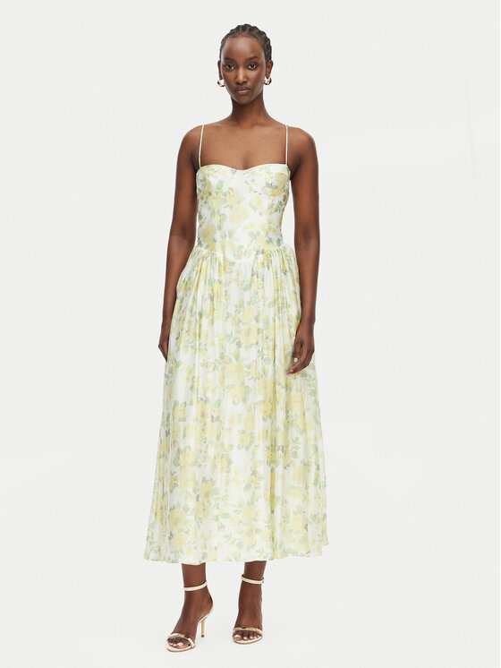 Bardot Sukienka koktajlowa Estie 59786DB5 Żółty Regular Fit