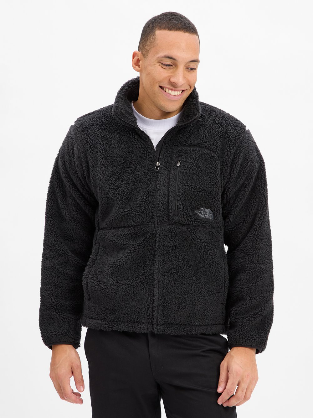 The North Face Męska kurtka polarowa Mężczyźni Sztuczne włókno czarny, M