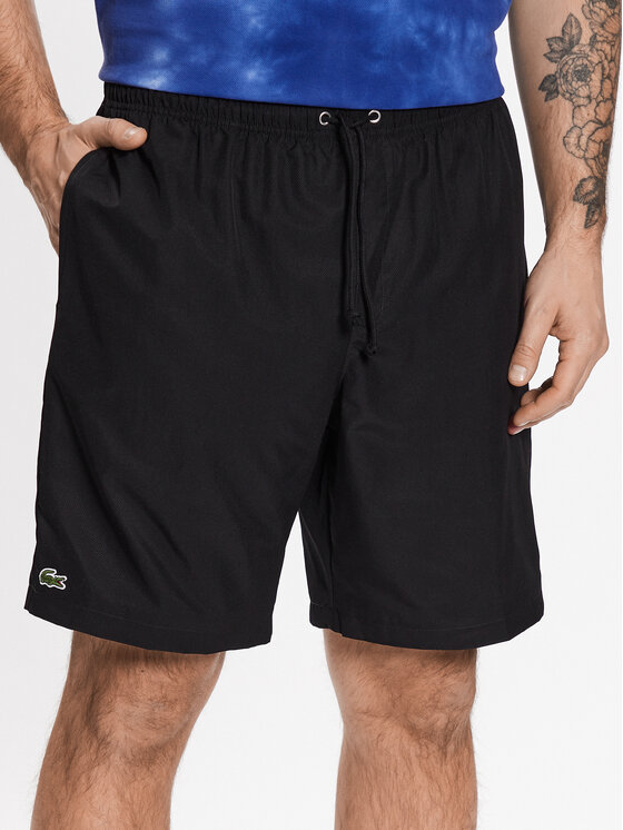 Lacoste Szorty tenisowe GH353T Czarny Regular Fit miniaturka