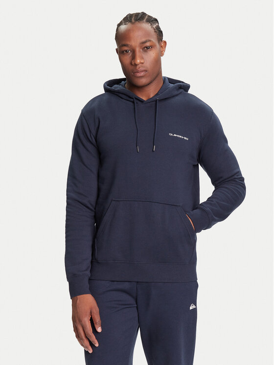 Quiksilver Bluza Graphic Hoodie EQYFT05131 Granatowy Regular Fit