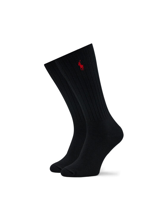 Polo Ralph Lauren Skarpety Wysokie Męskie 449876014001 Czarny