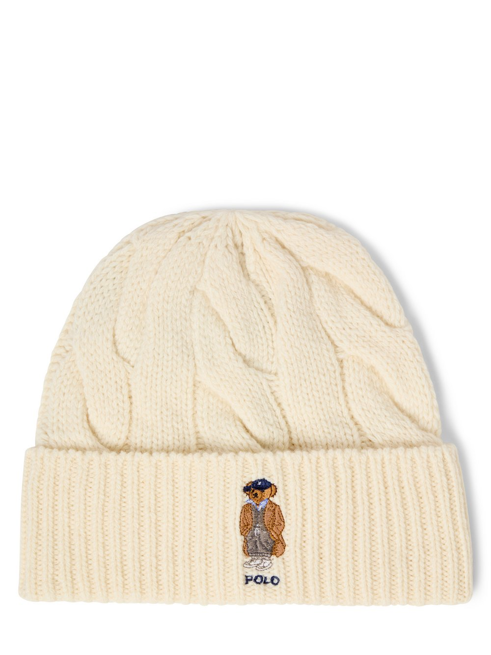 Polo Ralph Lauren Czapka z zawartością wełny Kobiety Wełna biały, ONE SIZE