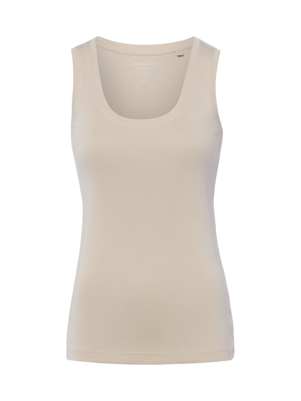 brookshire Top damski Kobiety Bawełna beżowy, L