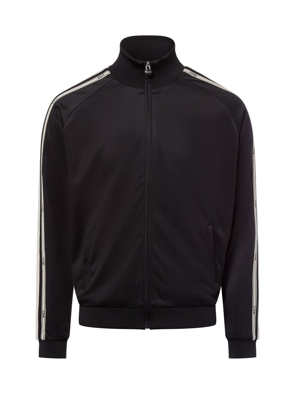 BALR. Męska kurtka dresowa - Tape Track Jacket Mężczyźni czarny, L