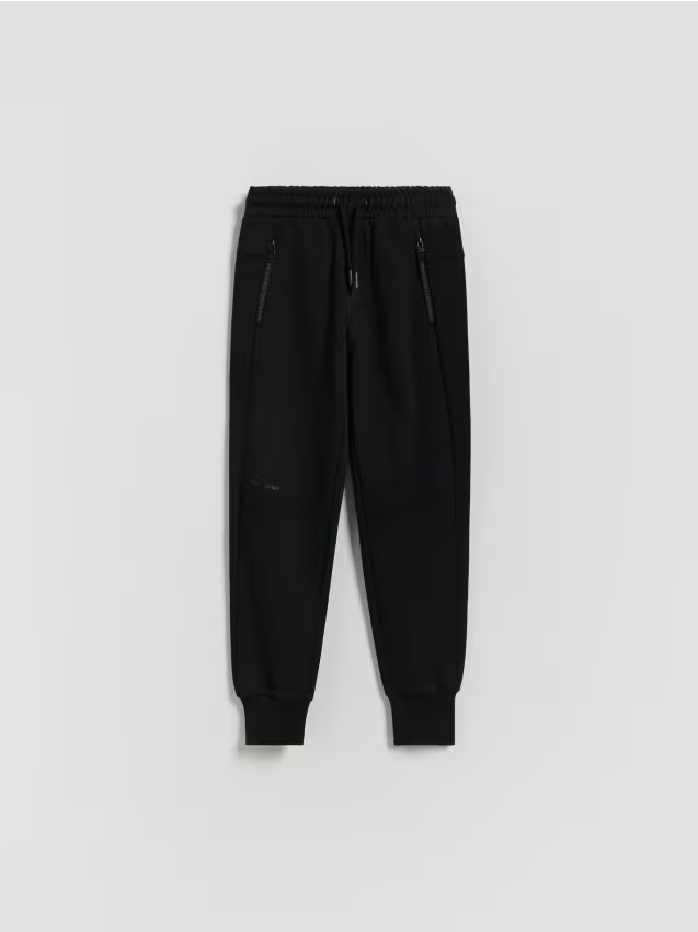 Reserved - Sportowe spodnie jogger - czarny