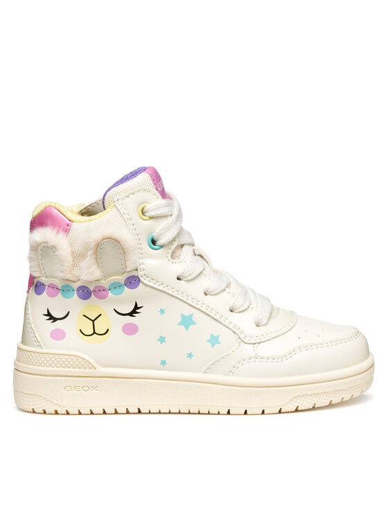 Geox Sneakersy J Washiba J56HXE 0BCKN C1M0G D Biały