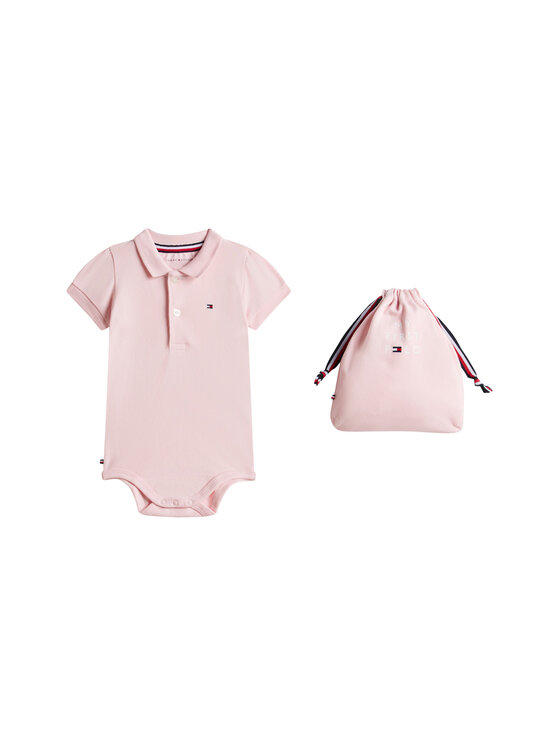 Tommy Hilfiger Body dziecięce Essential KN0KN02372 Różowy