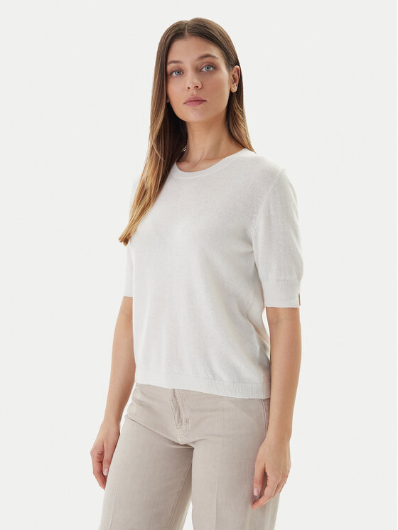 United Colors Of Benetton Sweter 1002D10D2 Beżowy Regular Fit