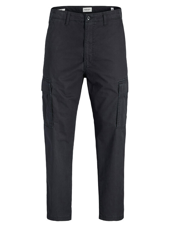 Jack & Jones Spodnie cargo Kane Frank 12291962 Czarny Relaxed Fit