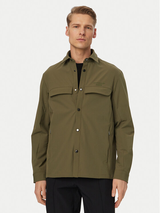 BOSS Kurtka przejściowa PS Spirit70 50560403 Zielony Relaxed Fit