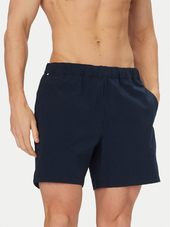 Tommy Hilfiger Szorty sportowe Dover Performance MW0MW42665 Granatowy Regular Fit