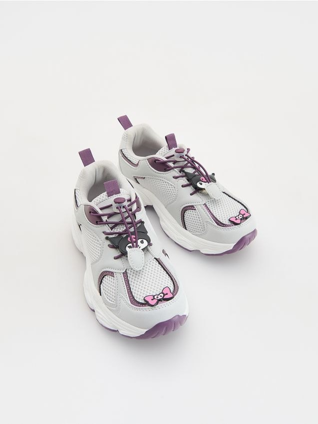 Reserved - Sneakersy Kuromi - jasnoszary