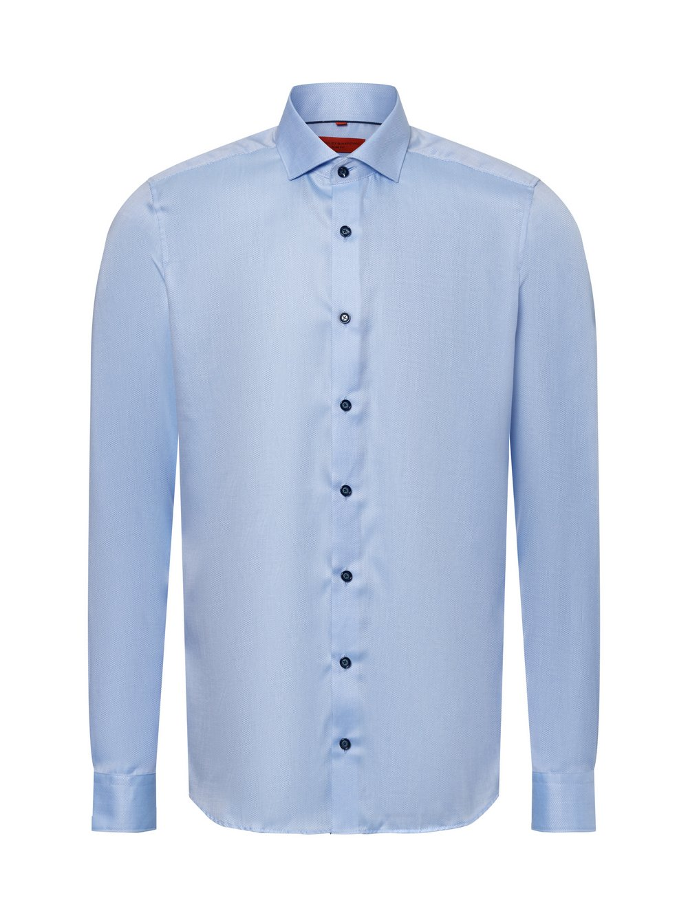Finshley & Harding Męska koszula biznesowa Mężczyźni Slim Fit Bawełna niebieski, 44