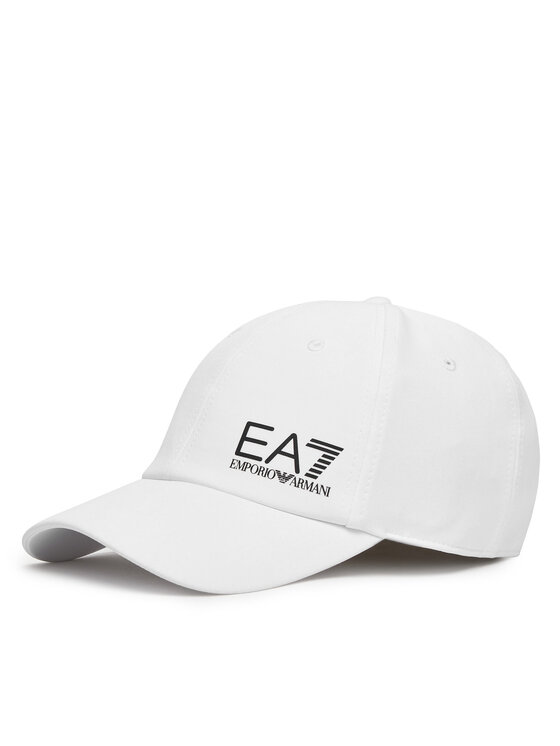 EA7 Emporio Armani Czapka z daszkiem 7X000106 AF13554 M0003 Biały