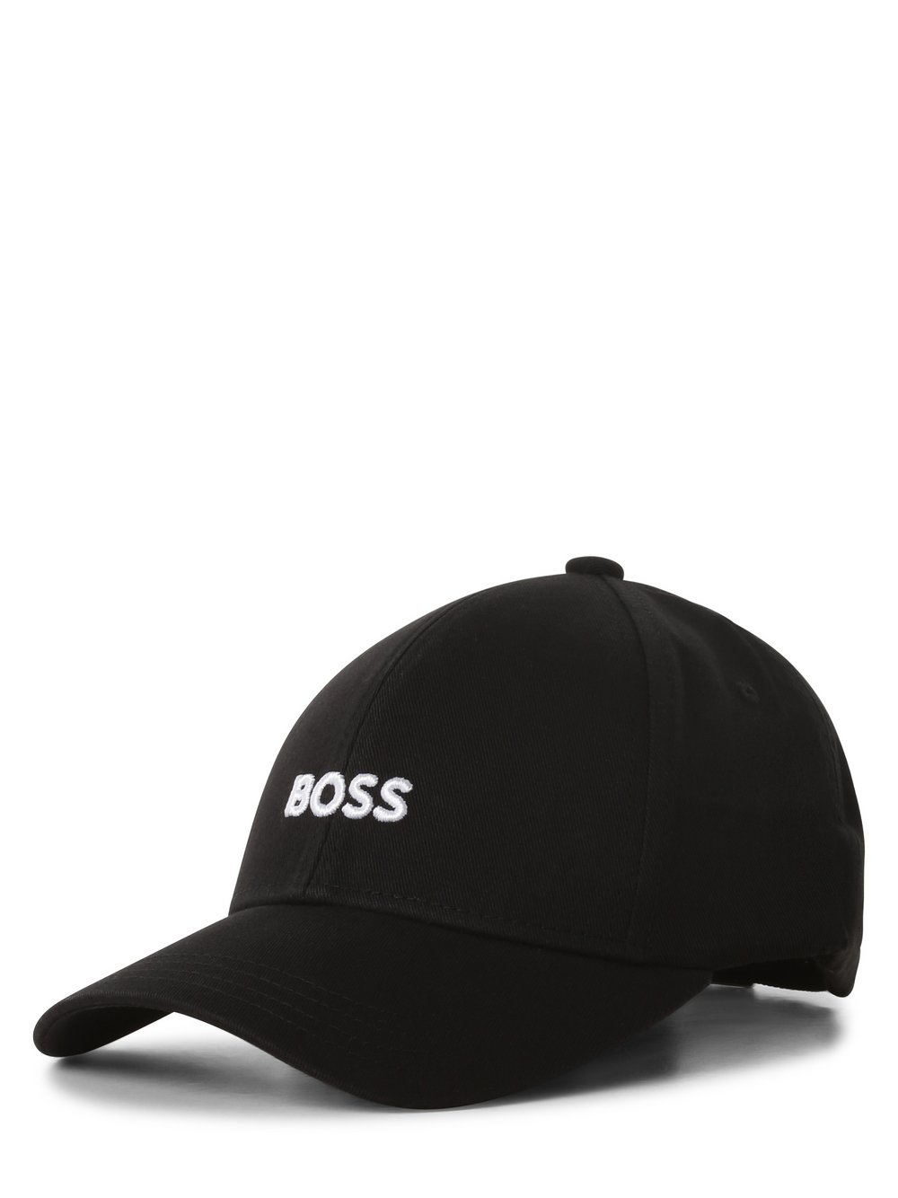 BOSS Męska czapka z daszkiem Mężczyźni Bawełna czarny, ONE SIZE