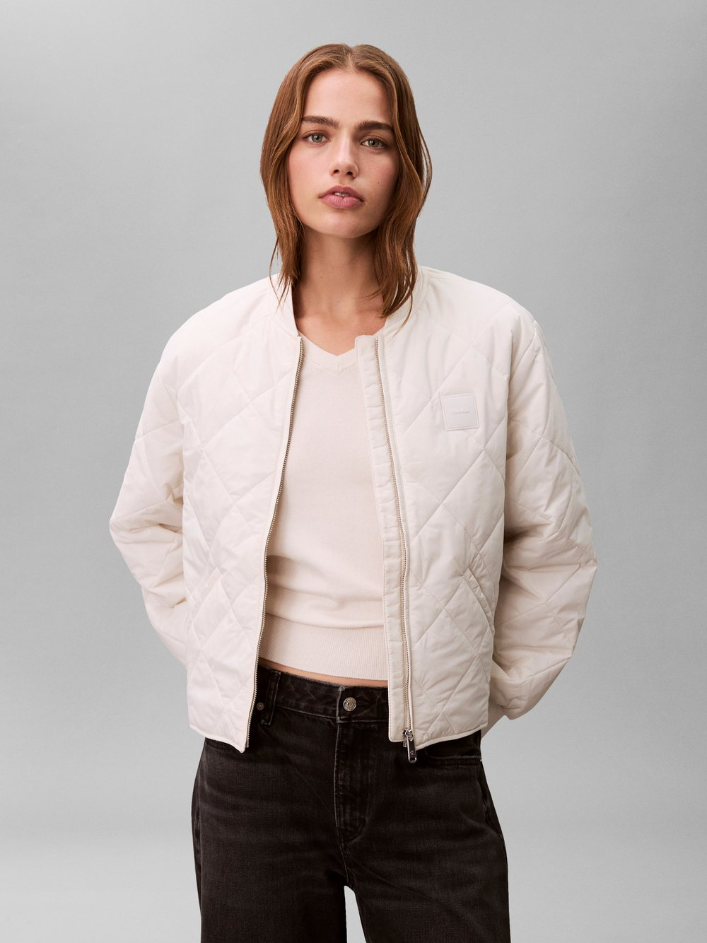 Calvin Klein Jeans Bluza damska Kobiety beżowy, M