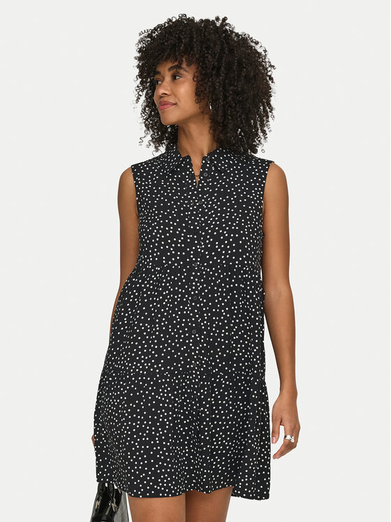 ONLY Sukienka koszulowa Thea 15369020 Czarny Regular Fit