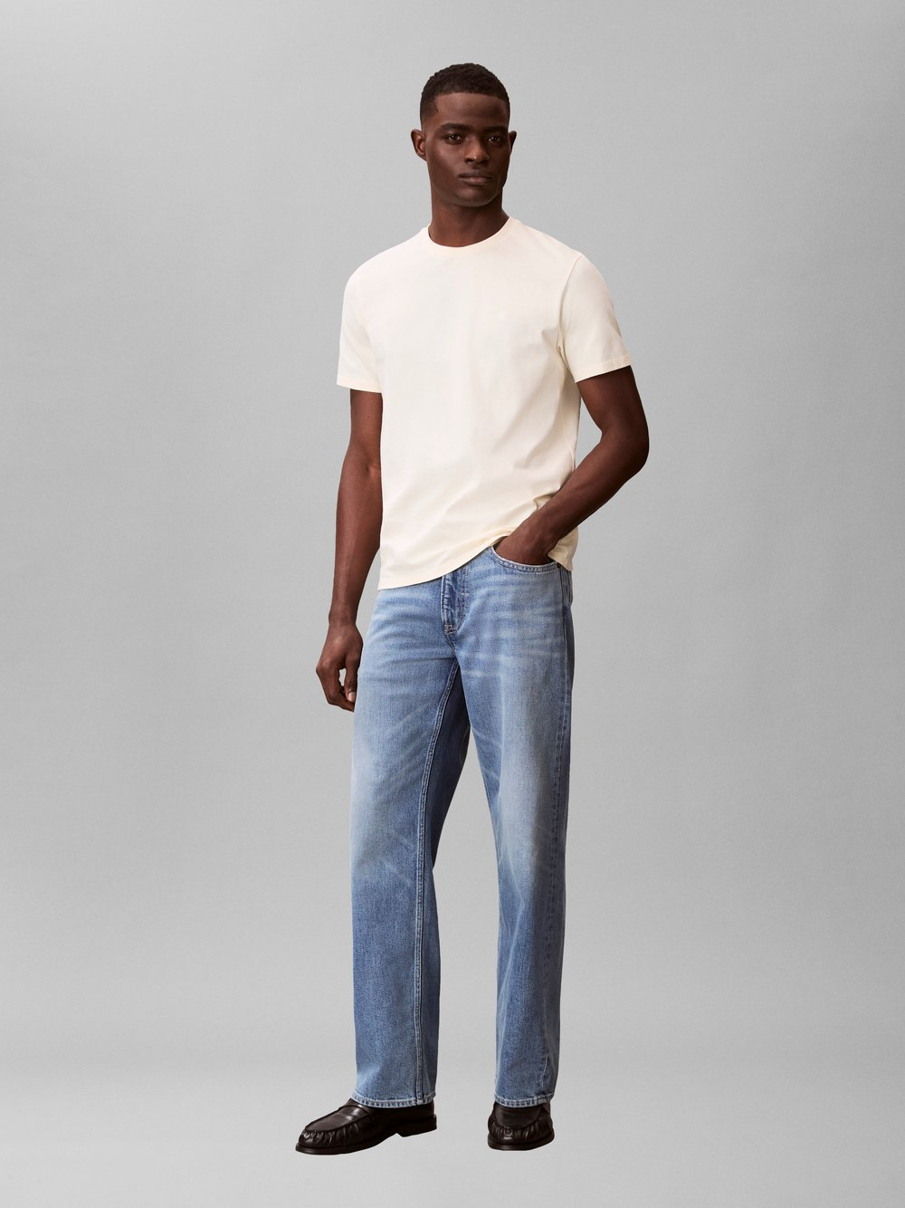 Calvin Klein Jeans Koszulka męska Mężczyźni Bawełna żółty, XL