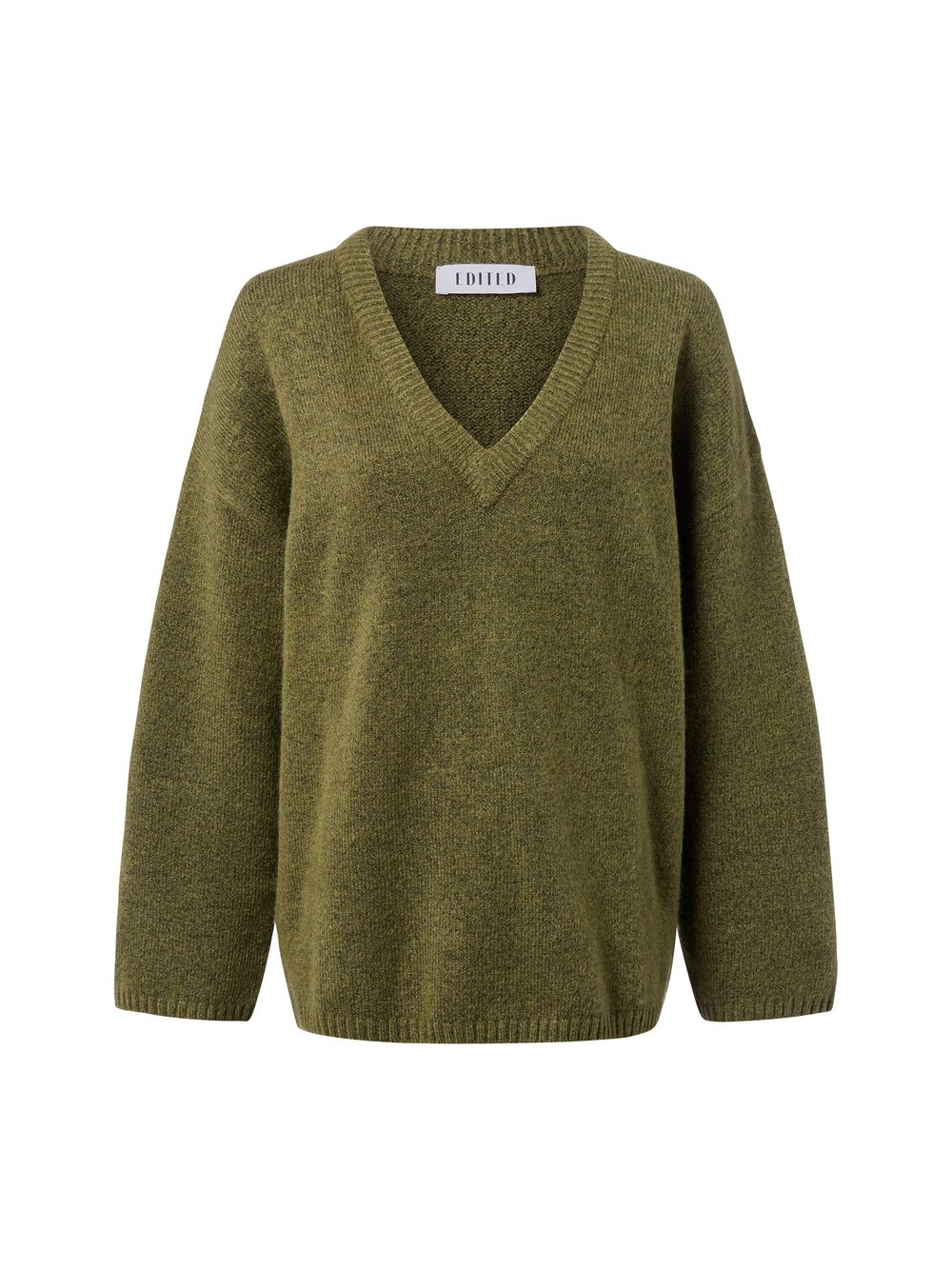 EDITED Damski sweter z dzianiny - Urielle Kobiety zielony, 34