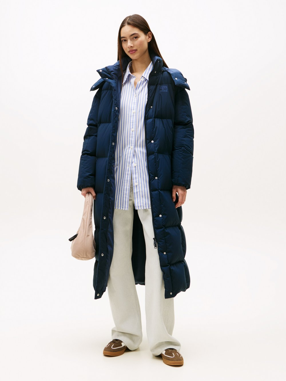 Tommy Jeans Damski płaszcz puchowy Kobiety niebieski, XS
