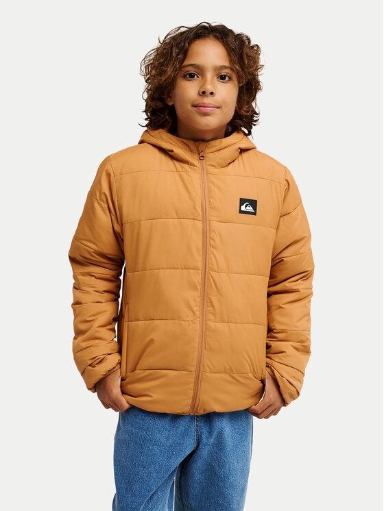 Quiksilver Kurtka zimowa Scaly Reversible EQBJK03347 Pomarańczowy Regular Fit