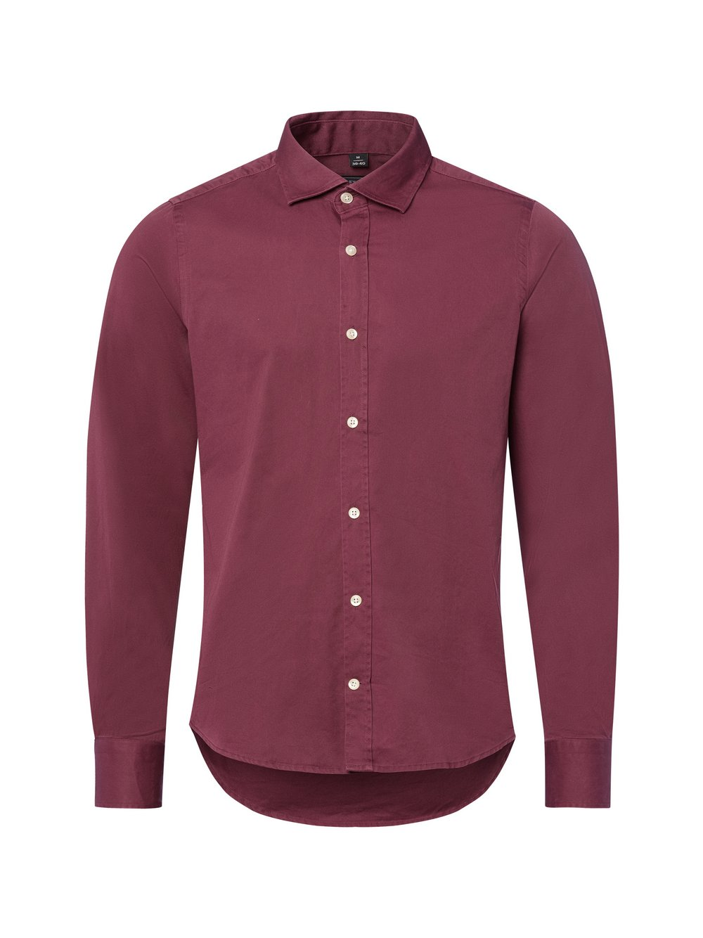 Finshley & Harding Koszula męska Mężczyźni Slim Fit Bawełna czerwony, XXL