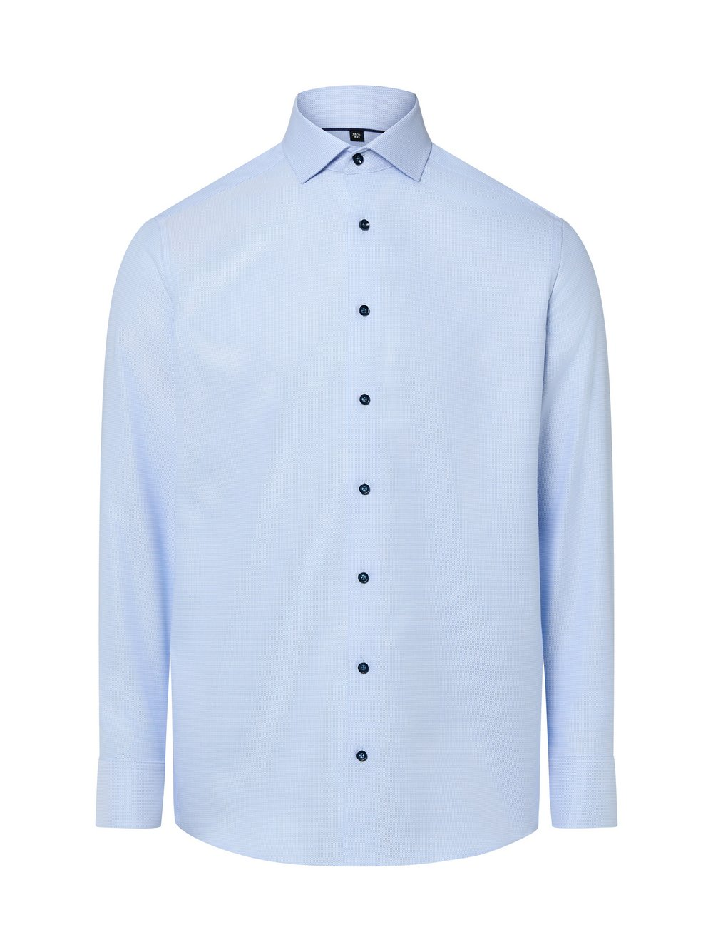 Finshley & Harding Męska koszula non-iron Mężczyźni Modern Fit Bawełna niebieski|wielokolorowy, 38