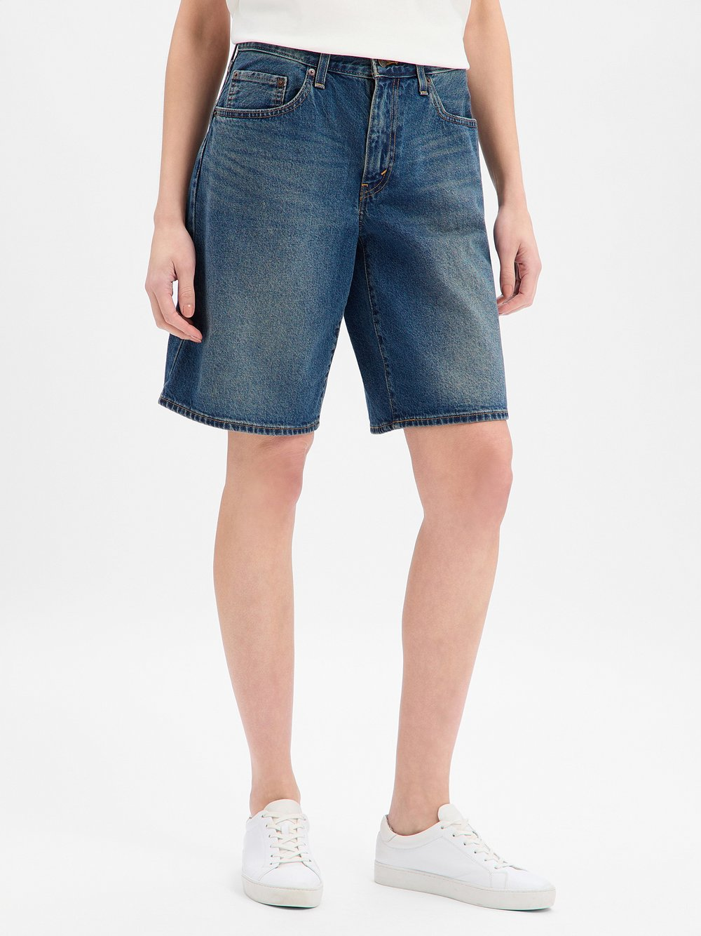 Levi's Dżinsowe bermudy - Baggy Dad Jort Kobiety Jeansy niebieski, 29