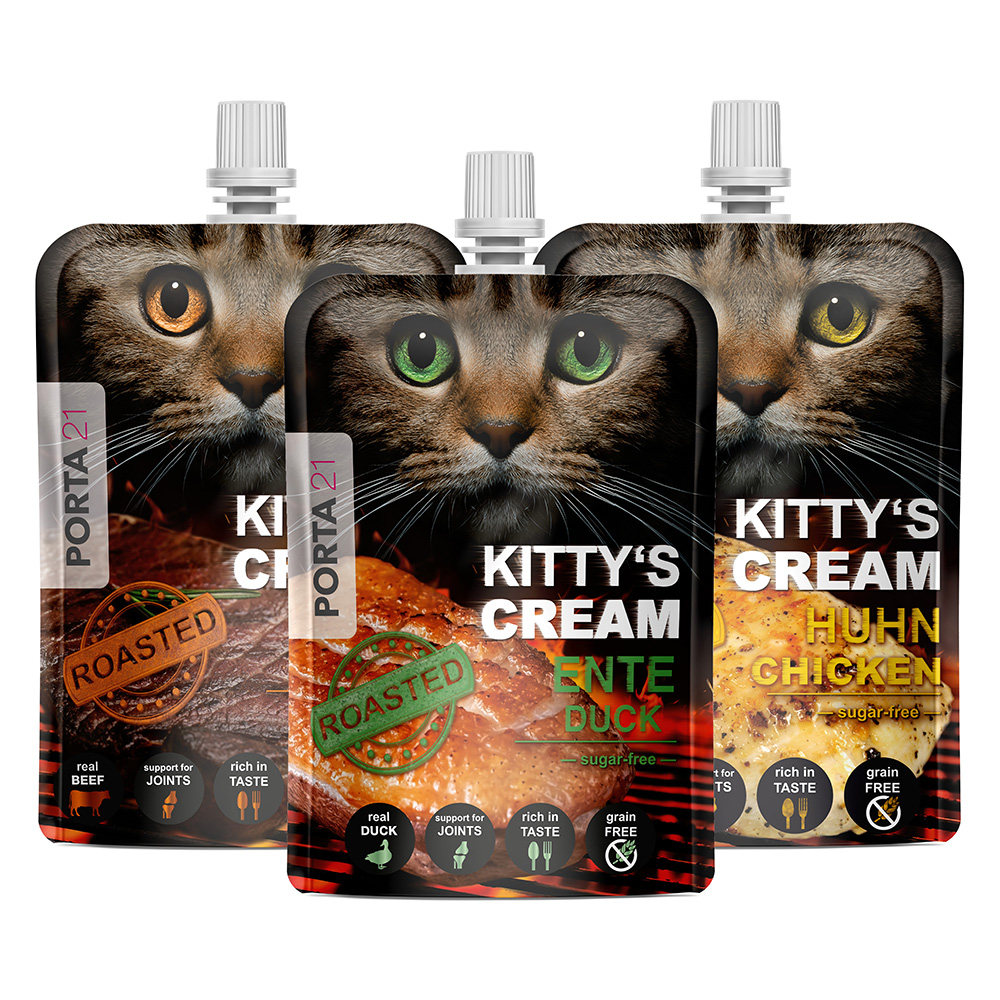 Porta 21 Kitty's Cream - Pakiet mieszany Farm Mix, 3 x 90 g