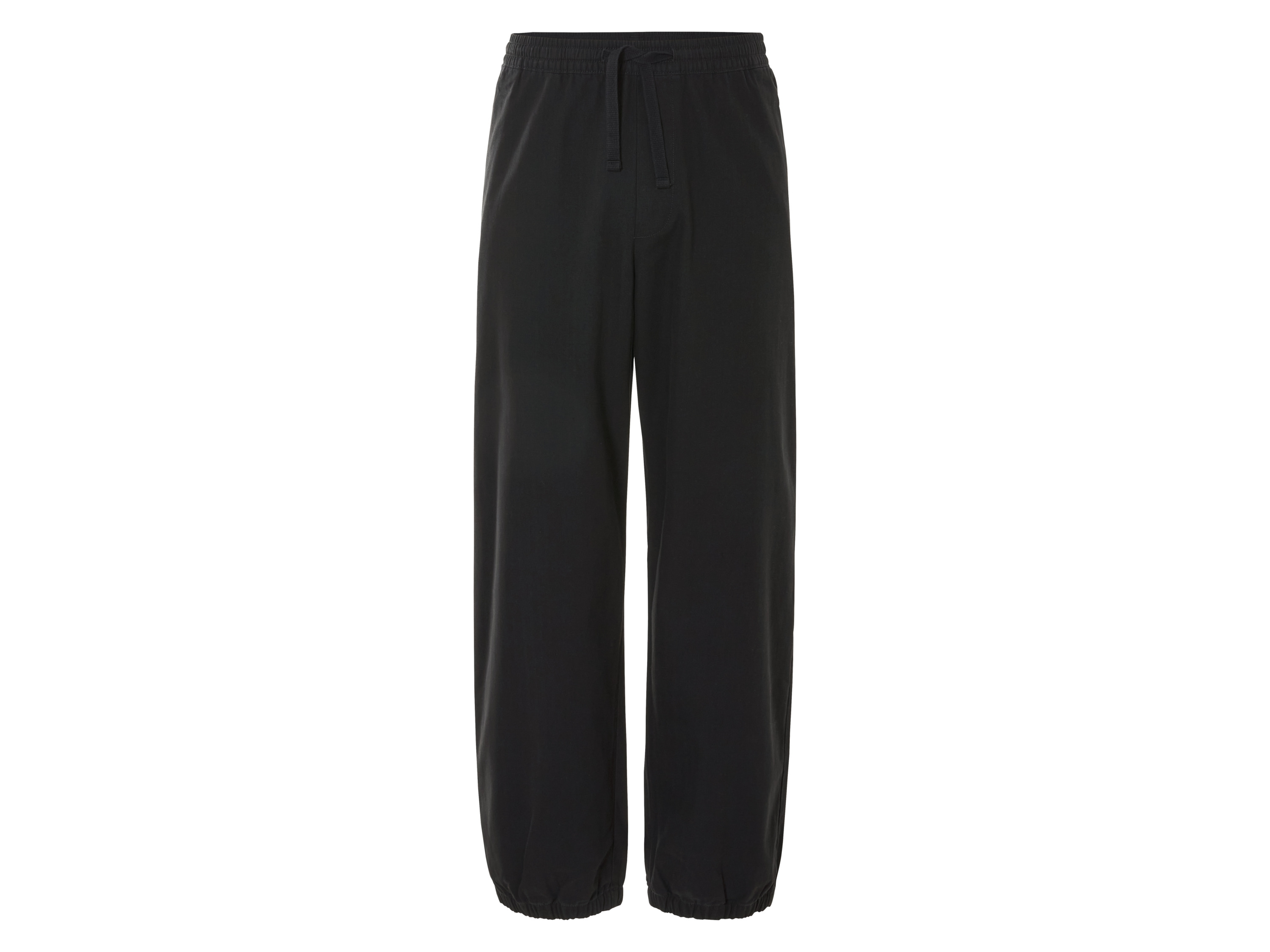LIVERGY® Spodnie spadochronowe męskie z bawełny (Czarny, XL (56/58))