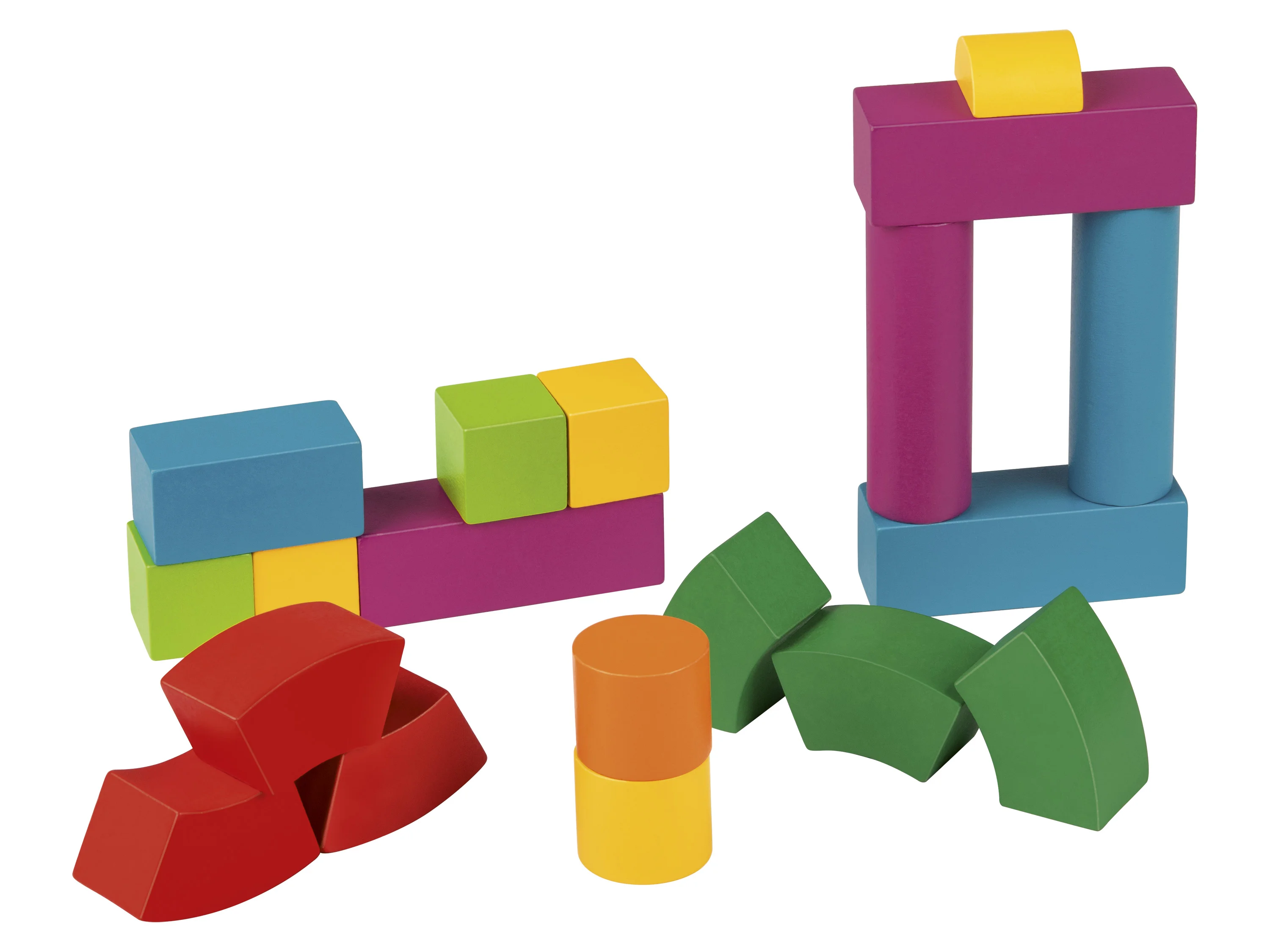 Playtive Zabawki drewniane w stylu Montessori  (Układanka klocki)