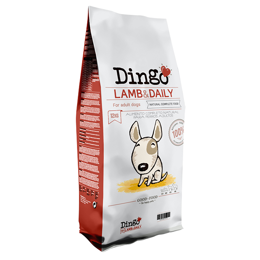 Dingo karma dla psów 2 x 12 kg - Pakiet oszczędnościowy - Lamb & Daily (jagnięcina)