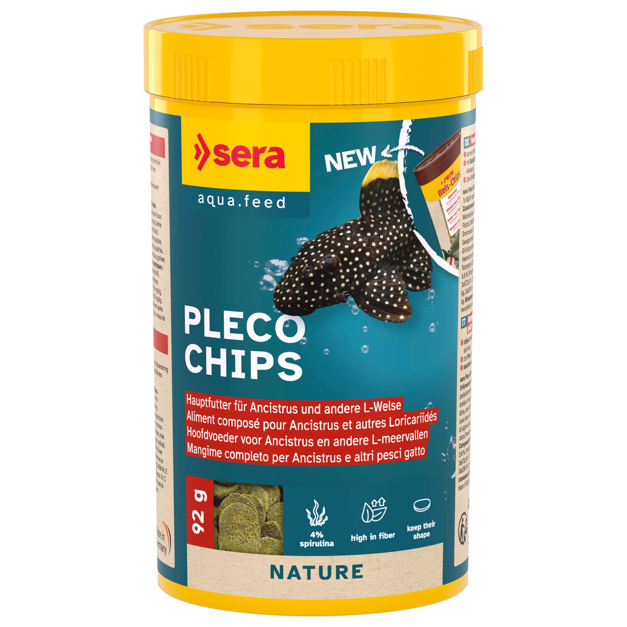 sera Wels-Chips, pokarm dla ryb sumokształtnych - 250 ml miniaturka