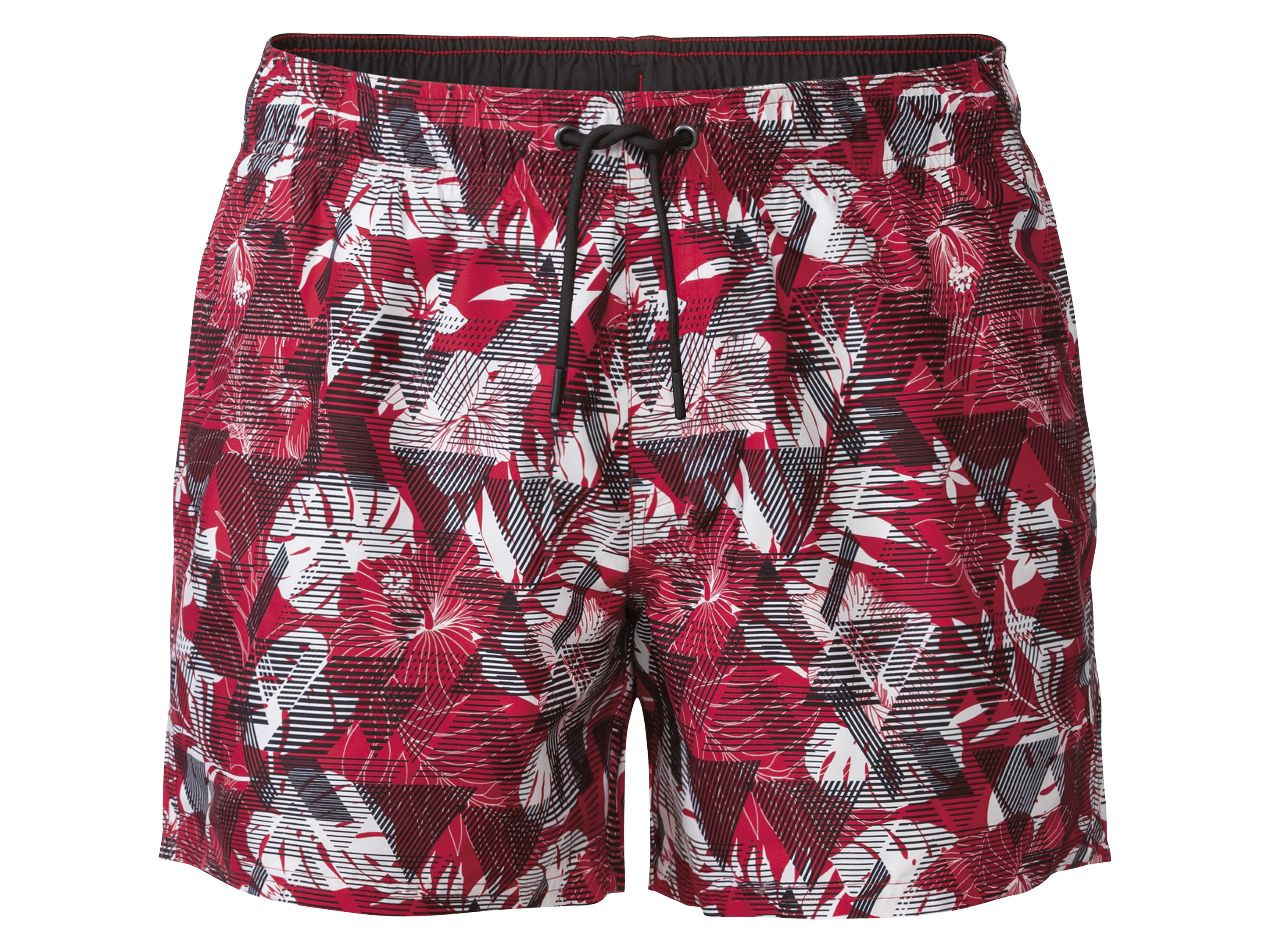 LIVERGY® Szorty kąpielowe męskie (Czerwony, 10/4XL)